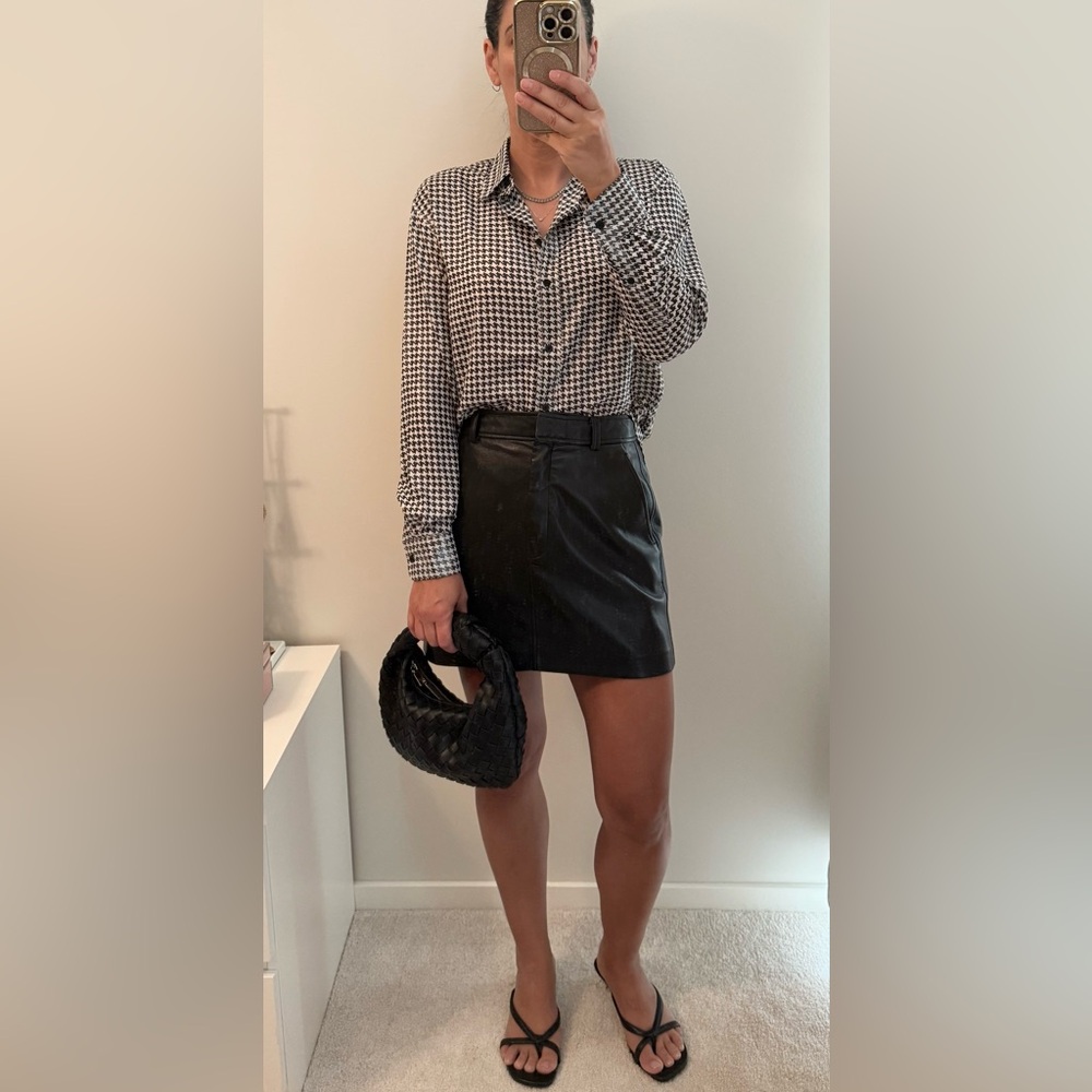 LAUREN Ralph Lauren Houndstooth Shirt XS